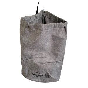 Hard Rock Cafe Backpack Tote Bag Gray